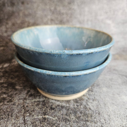 Dessert bowls, bayou blue