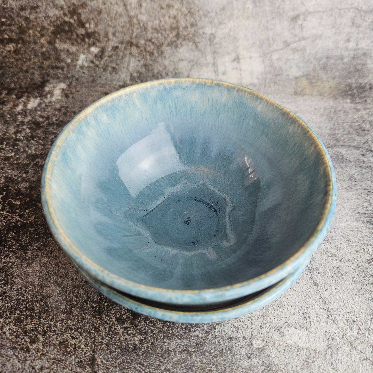 Dessert bowls, bayou blue