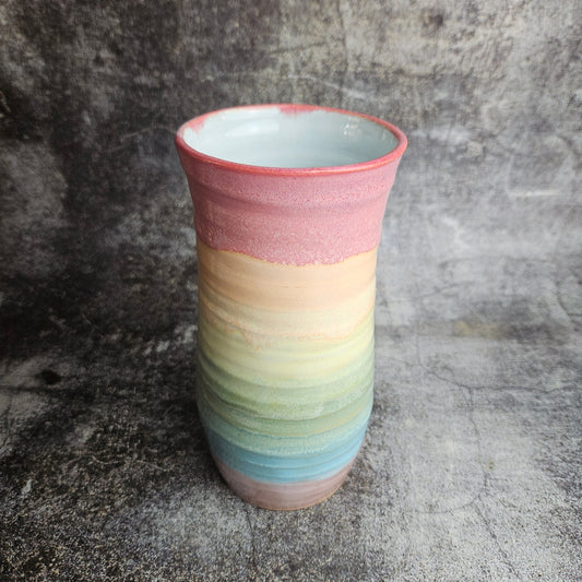 Rainbow vase medium