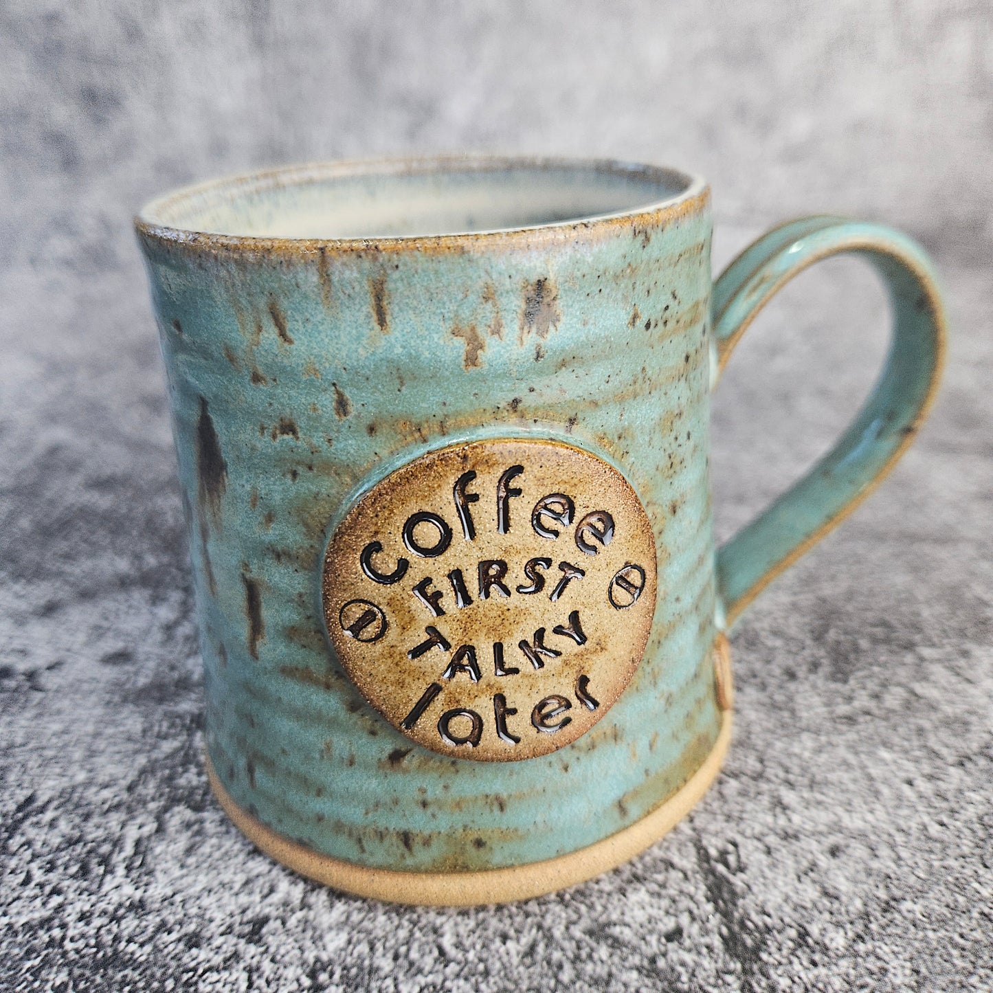 Coffee First, Talky Later Mug