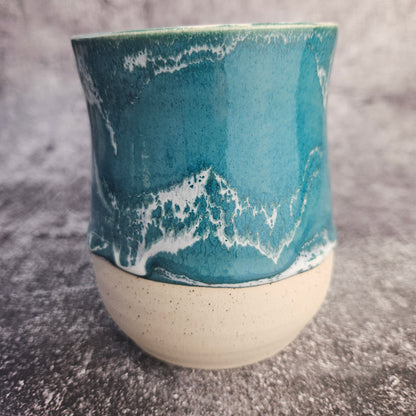 Walk to the shore mug.