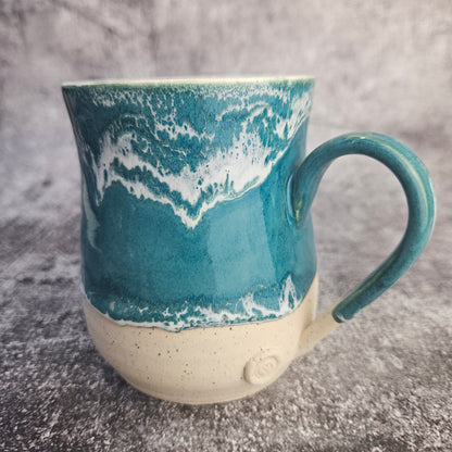 Walk to the shore mug.