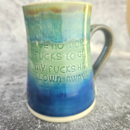 My F**ks Have Flown Away tall tankard mug