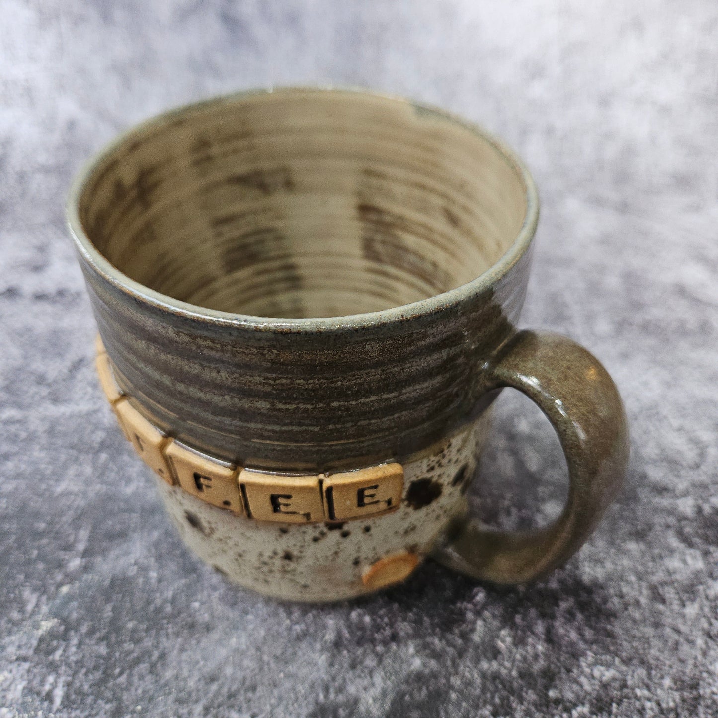 Scrabble coffee mug