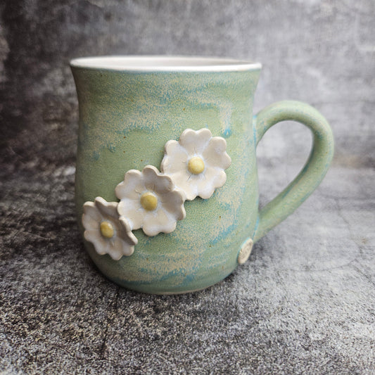 Triple flower mug